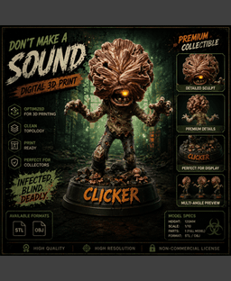 Clicker from The Last Of Us 3d model