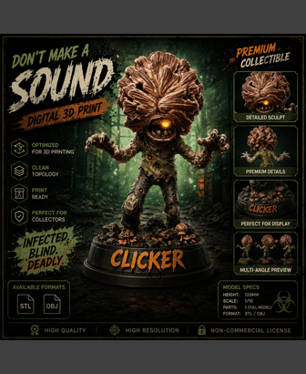 Clicker from The Last Of Us 3d model