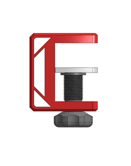 70mm C-Clamp – 3D-Printed Adjustable Clamp | Pro Member Access 3d model