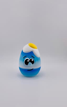 Eggcellent Fried Egg Buddy Hollow Version 3d model