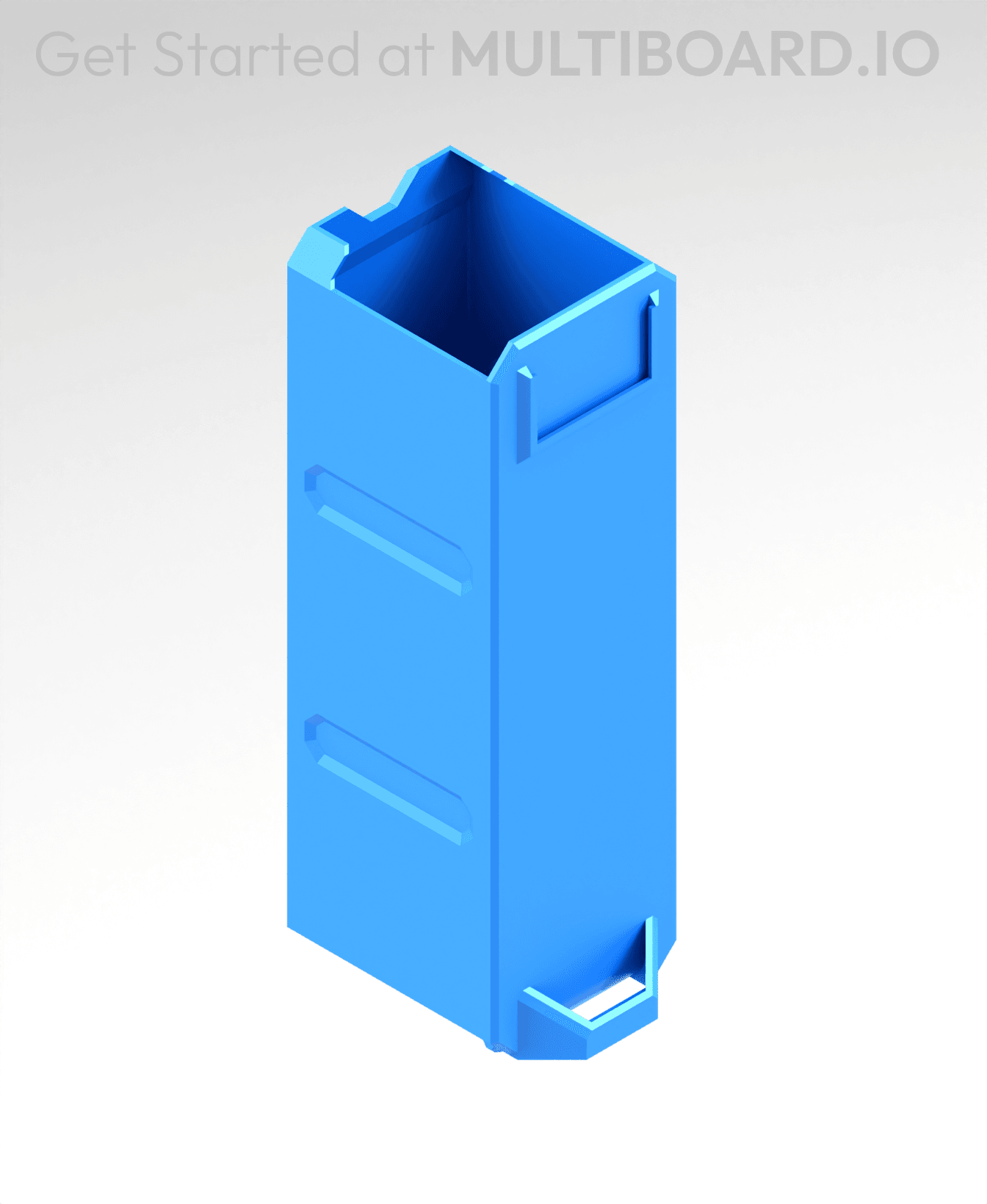 1x3x1 LU - Labelled - MultiBin Simple Drawer 3d model