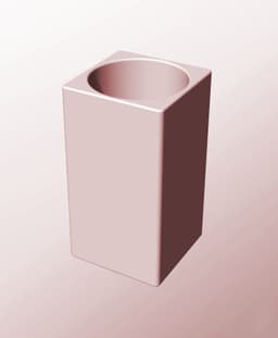 CS68-140 Stacking module bin for modern home decor 3d stl file 3d model