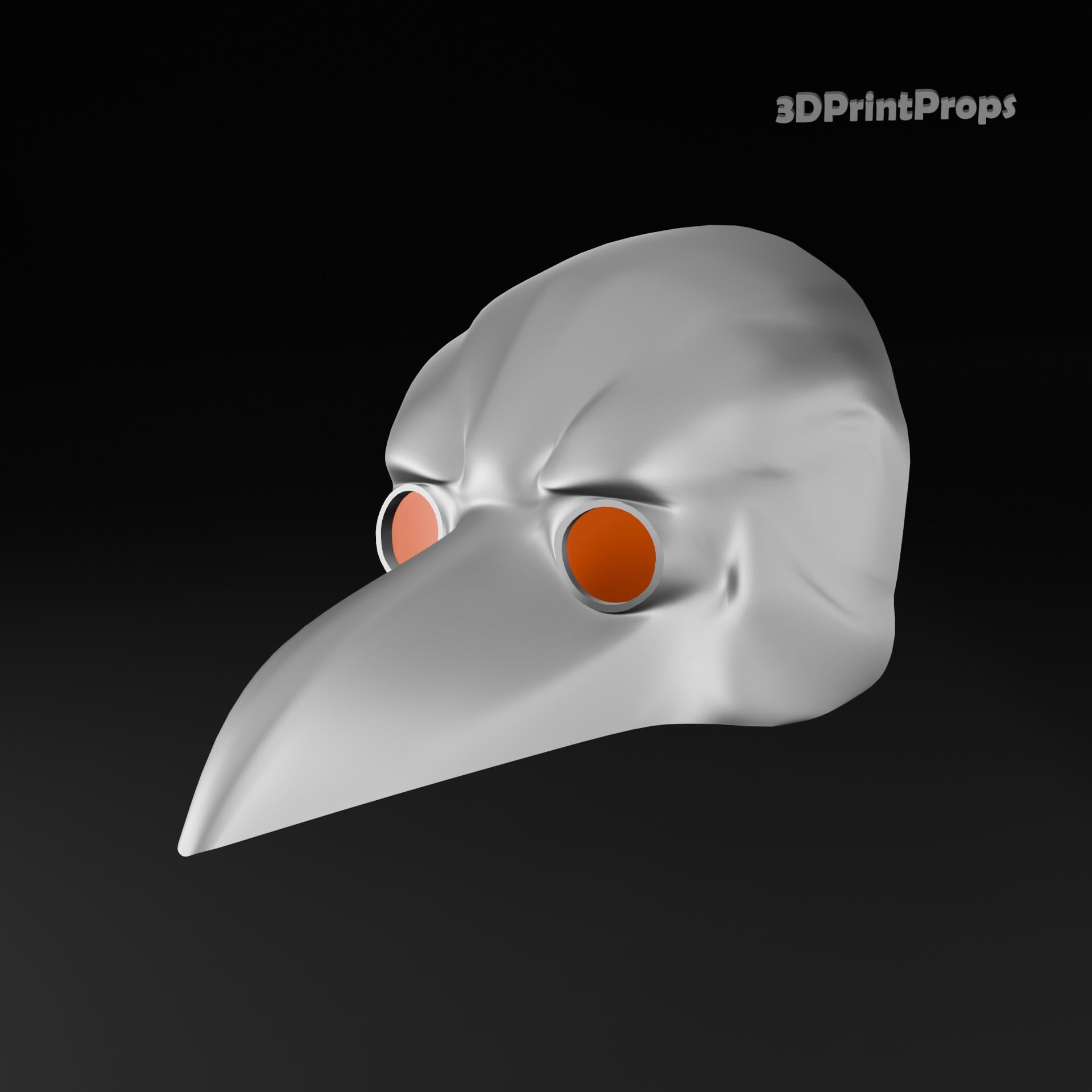Plague Doctor Mask 3d printable model 3d model