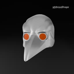 Plague Doctor Mask 3d printable model 3d model