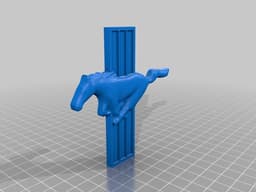 Mustang Pony Emblem 3d model