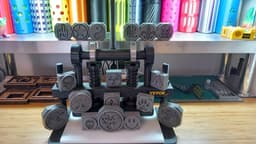 Leather Stamp 85mm Love Zombie 3d model
