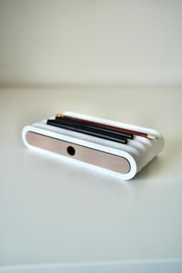 RIBBLEAS organizer - pen holder with drawer 3d model