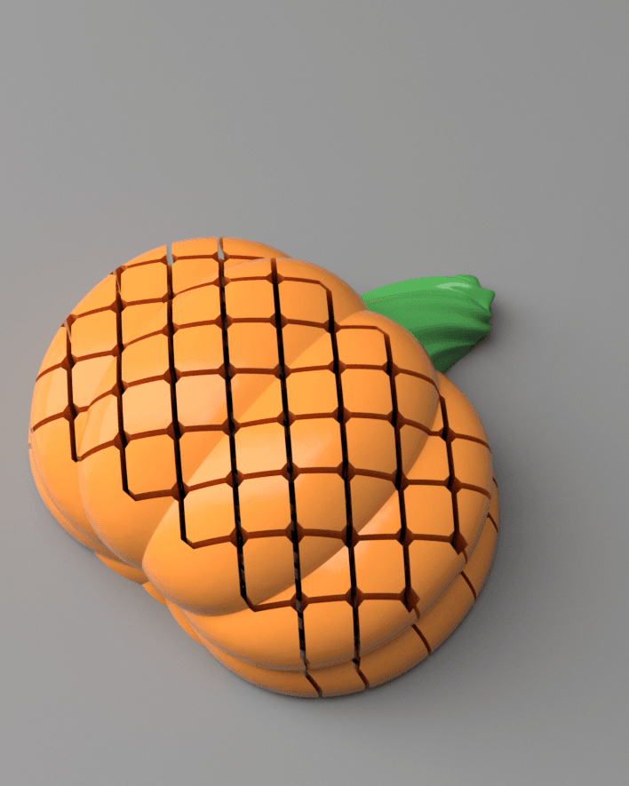 Fidget Pumpkin 3d model