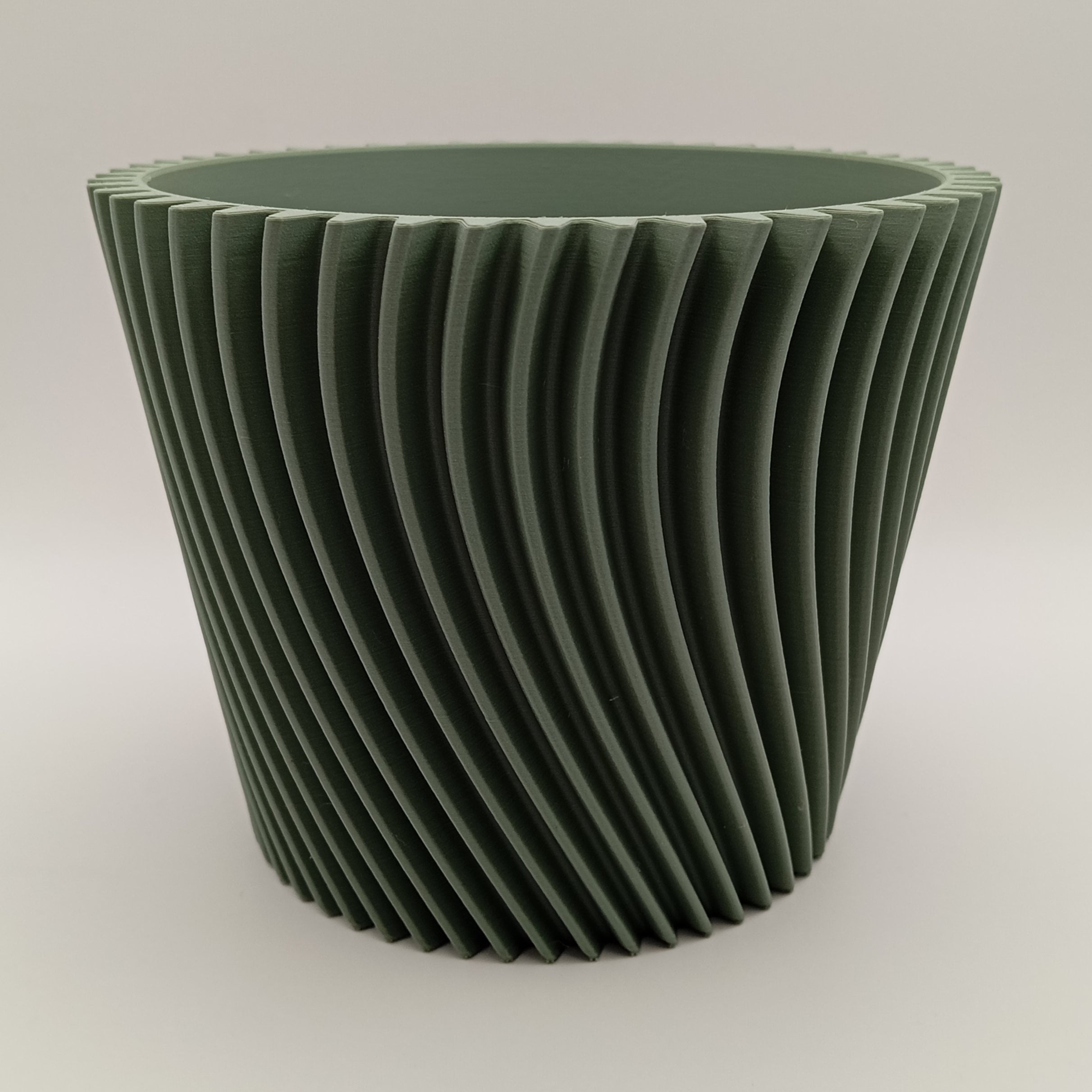 Cache-pot Flux Torsadé 3d model
