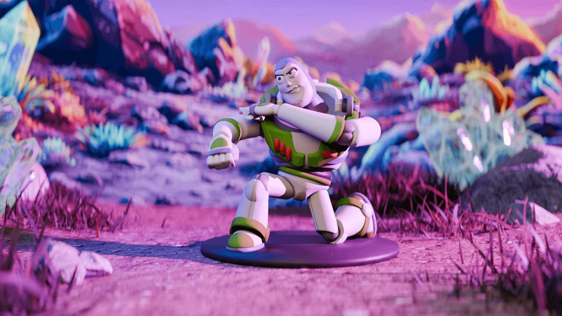 Toy Story Buzz Lightyear Action Figure 3d model