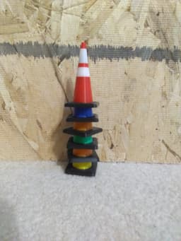 Caution cone 3d model