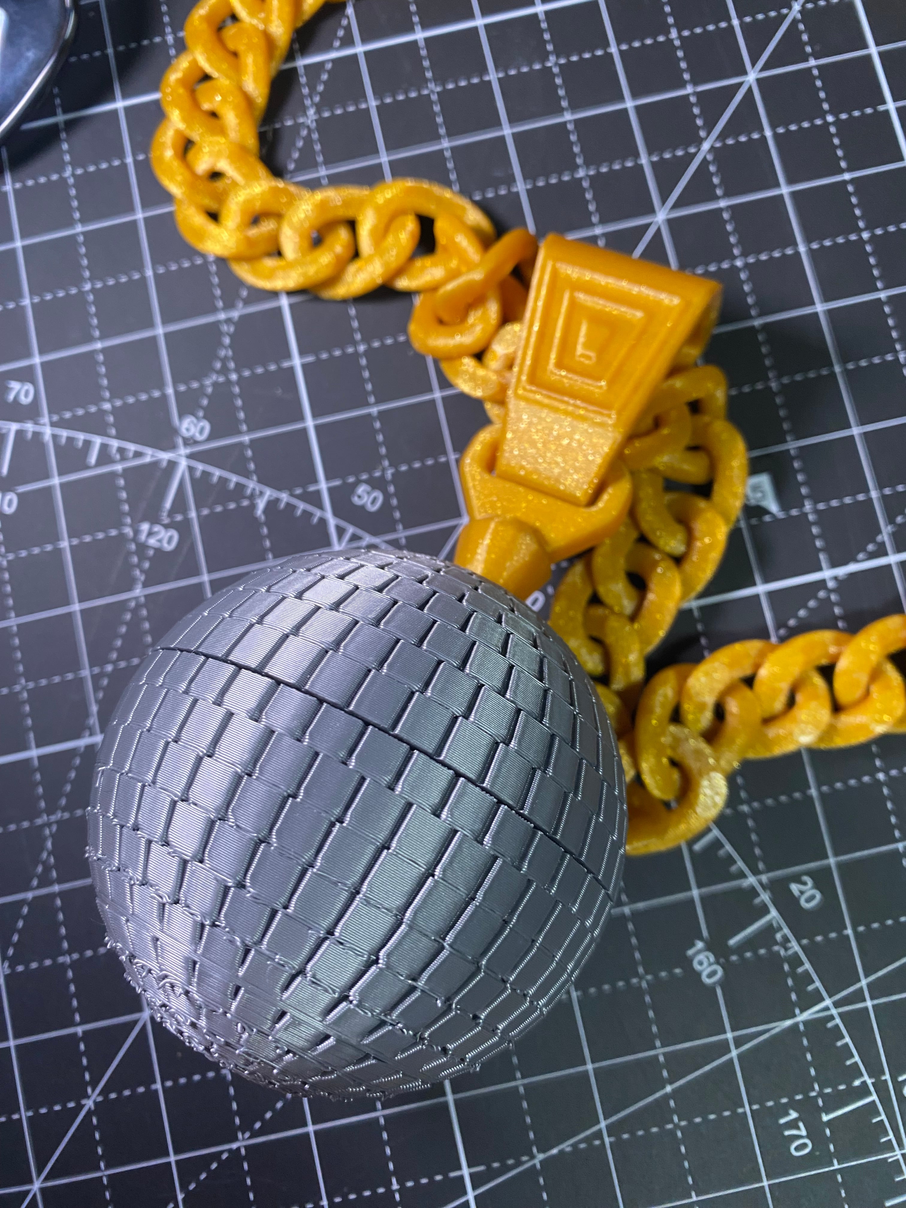 The Disco Ball Necklace 3d model