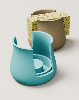 Kitchen Sponge Holder Version 3 3d model