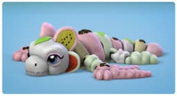 Flexi Mochi Dragon 3d model