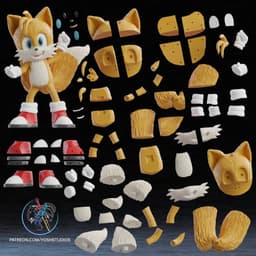 Life Size Tails 3D Printer File STL 3d model