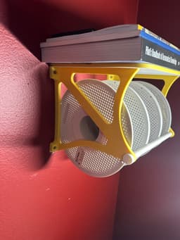 Book Shelf Spool holder 3d model