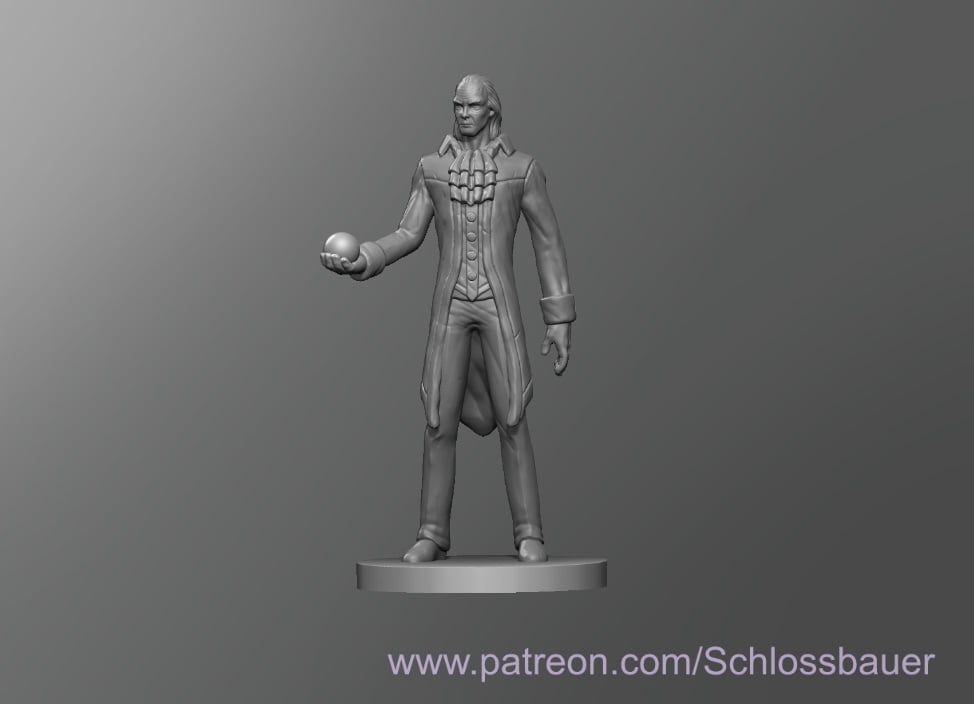Medieval Tall Man 3d model