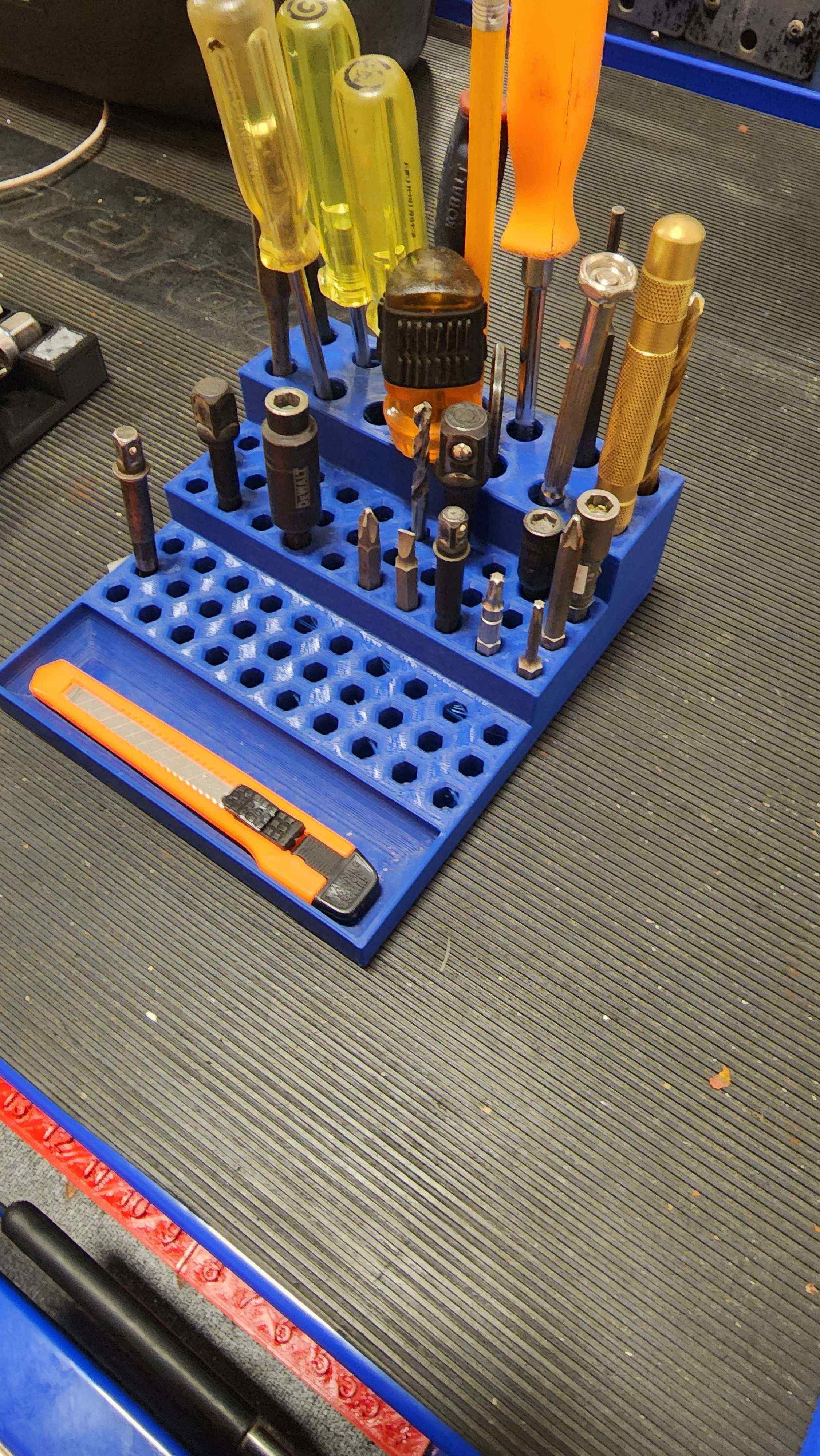 Hex Bit Tray holder 3d model