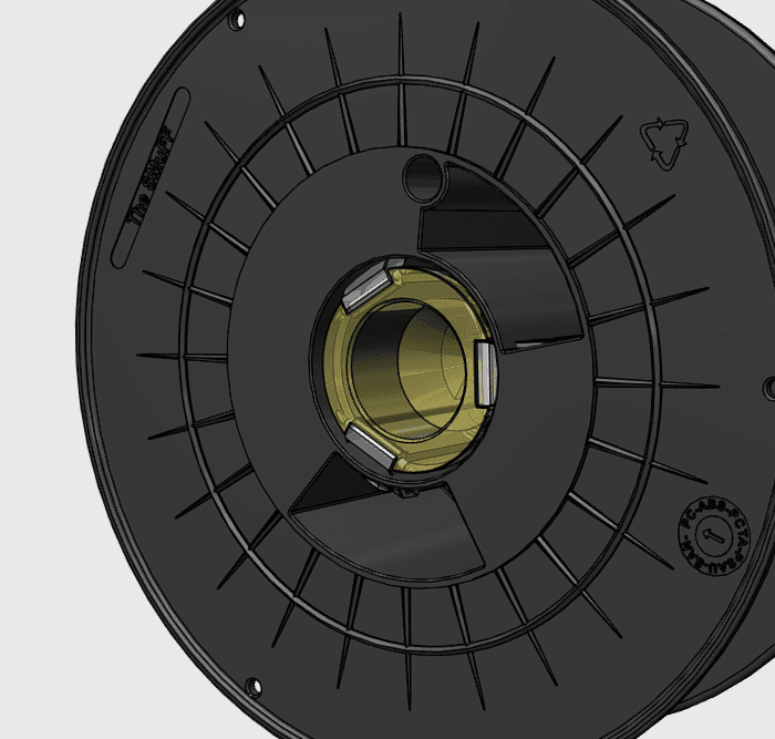 Universal Spool-Core for Spool-Rewinder 3d model