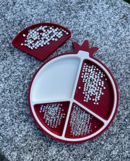 Pomegranate Rhinestone Tray 3d model