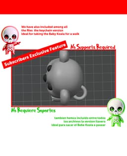 Baby Koala 3d model