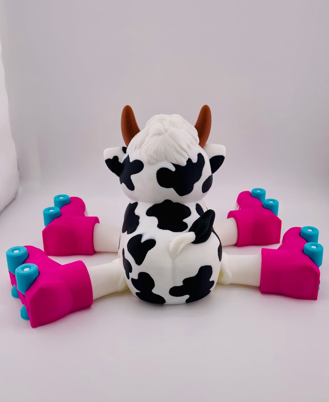 Cow Roller Skate Flexi 3d model