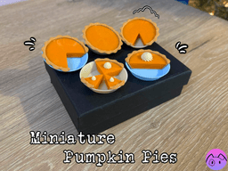 Miniature Pumpkin Pies 3d model