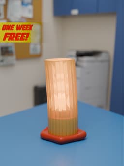 Pasta Lamp.3mf 3d model