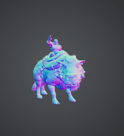 SADDLED DAEDON 3d model