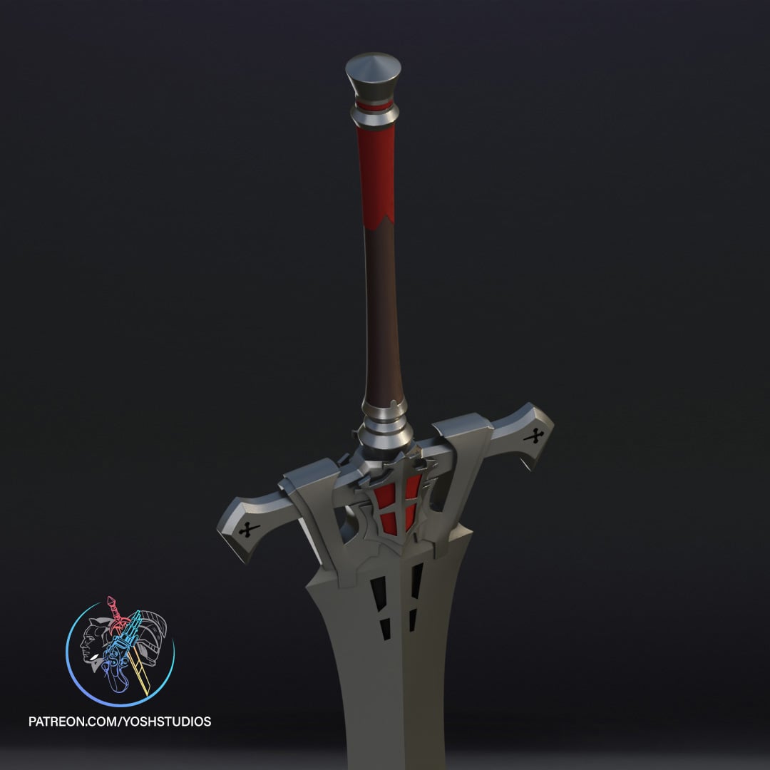 FF16 Invictus Clive Sword 3D Printer STL File 3d model