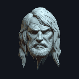 Outback v1 Action Figure Head 3d model