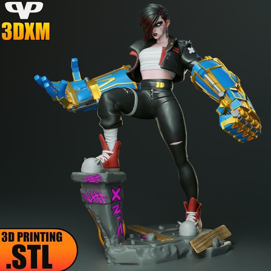 VI Arcane Sezon 2 STL for 3D Printing ChibiSTL 3DXM 3d model