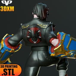 VI Arcane Sezon 2 STL for 3D Printing ChibiSTL 3DXM 3d model