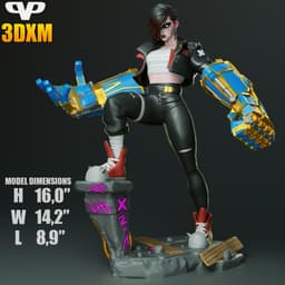 VI Arcane Sezon 2 STL for 3D Printing ChibiSTL 3DXM 3d model