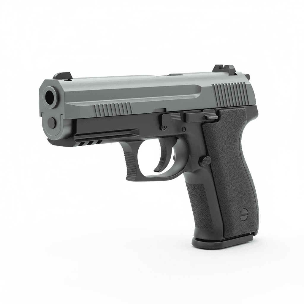 Handguns : HK USP Tactical Combat Pistol 3d model