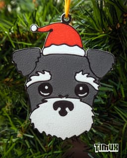 PUPPYS KEYCHAINS - CHRISTMAS ORNAMENTS - SET #1 3d model