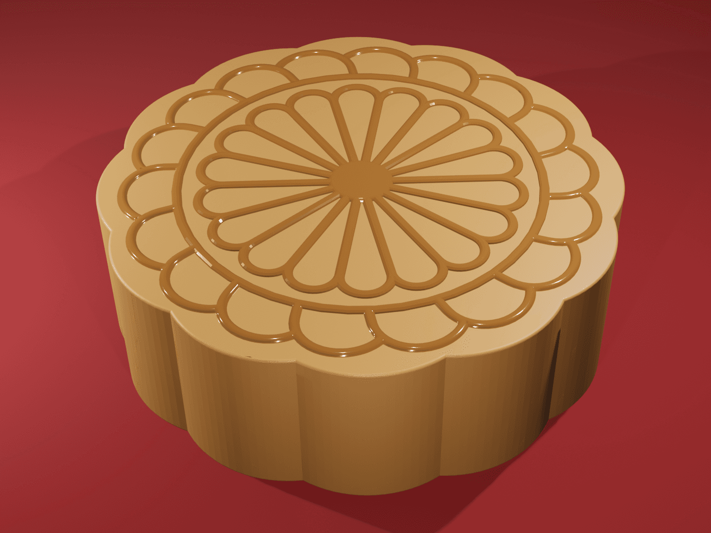 Remix of Blank Mooncake | Fixumdude 3d model