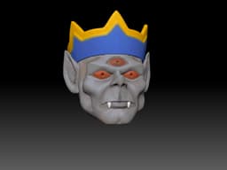 Angast Head MOTU Classics 3d model