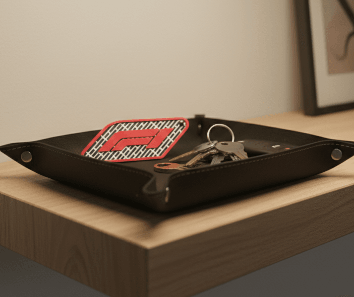 Formula One Inspired Keychain – 3D Textured 3d model