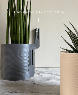 Sand Collection, desk/wall pot planters with drip tray. 3d model