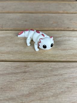 Axolotl with Movable Legs 3d model