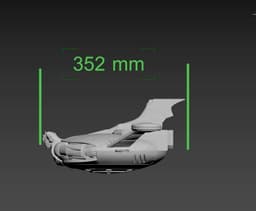 goldorak soucoupe ufo 3d model
