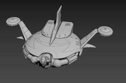 goldorak soucoupe ufo 3d model