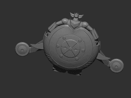 goldorak soucoupe ufo 3d model