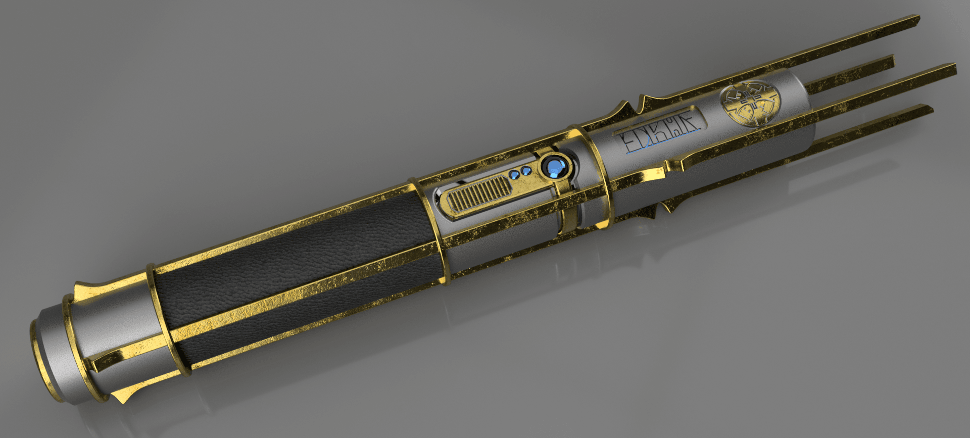 Fractured Ashla Saber Concept 3d model