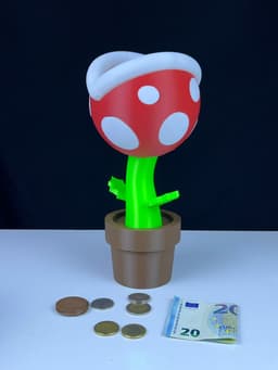 Piranha Piggy Bank - Multipart 3d model
