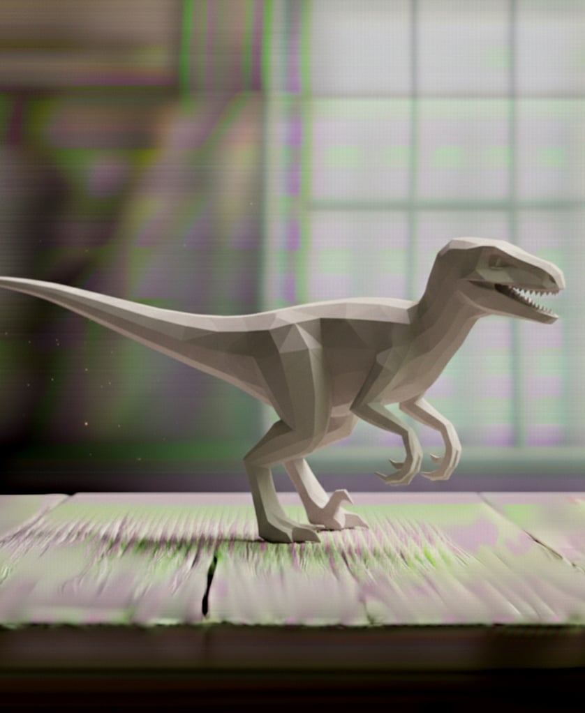 RAPTOR LOWPOLY 3d model