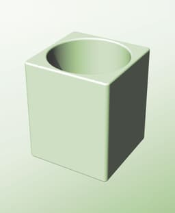 CS128-170 Modular component container for modern decor 3d printing 3d model