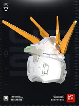 God Mecha Helmet 3D Printer STL File 3d model
