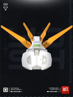 God Mecha Helmet 3D Printer STL File 3d model